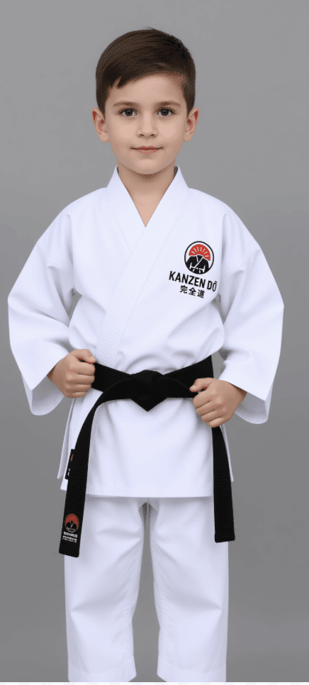 Kanzen Do Kids Judo/Karate suit + FREE Hand Wraps | White Martial Arts Uniform - Kanzen Do